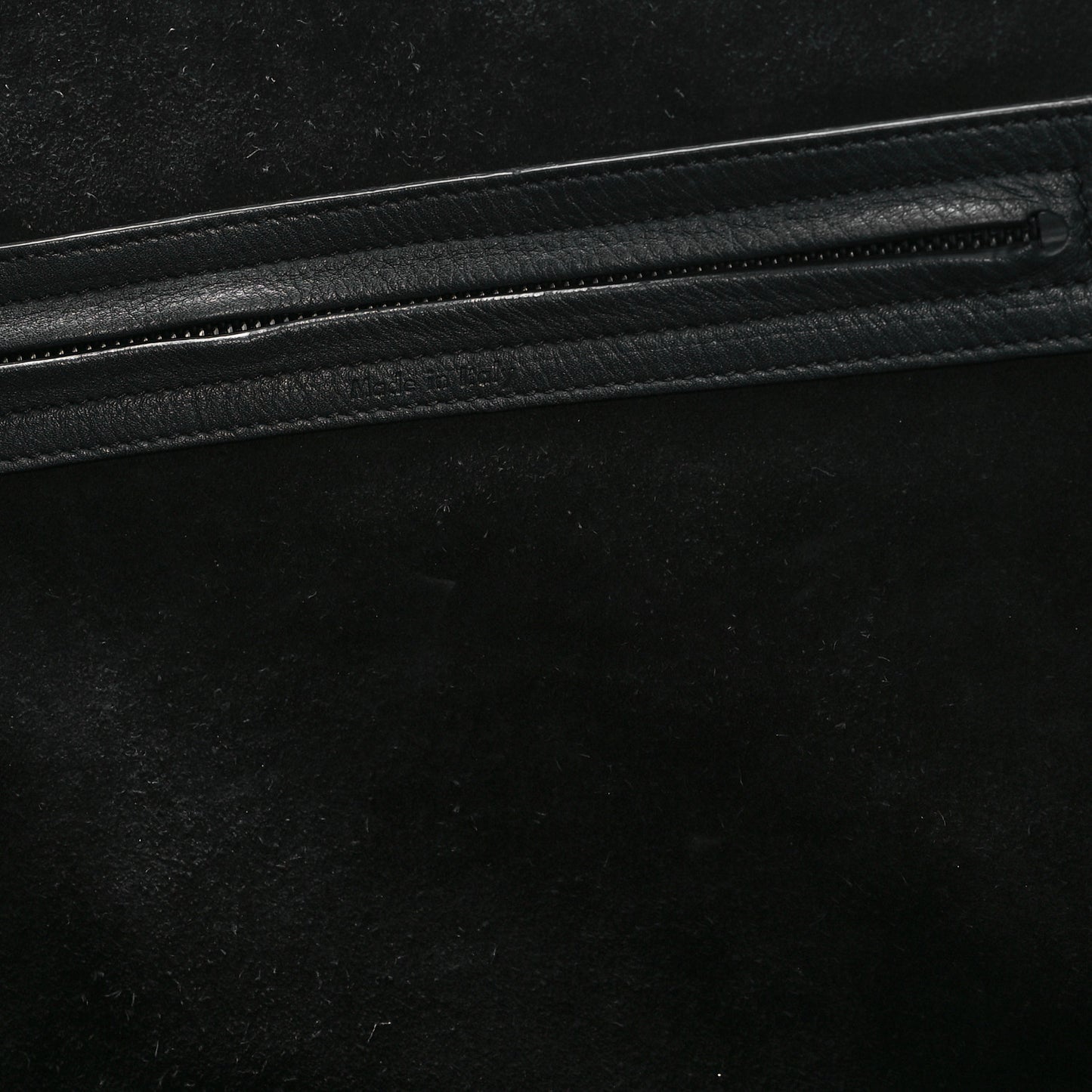 Grained Calfskin Medium Phantom Luggage Black