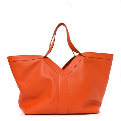 Saint Laurent Calfskin Y Tote Mandarin Glow Mandarin Glow 1 of 10