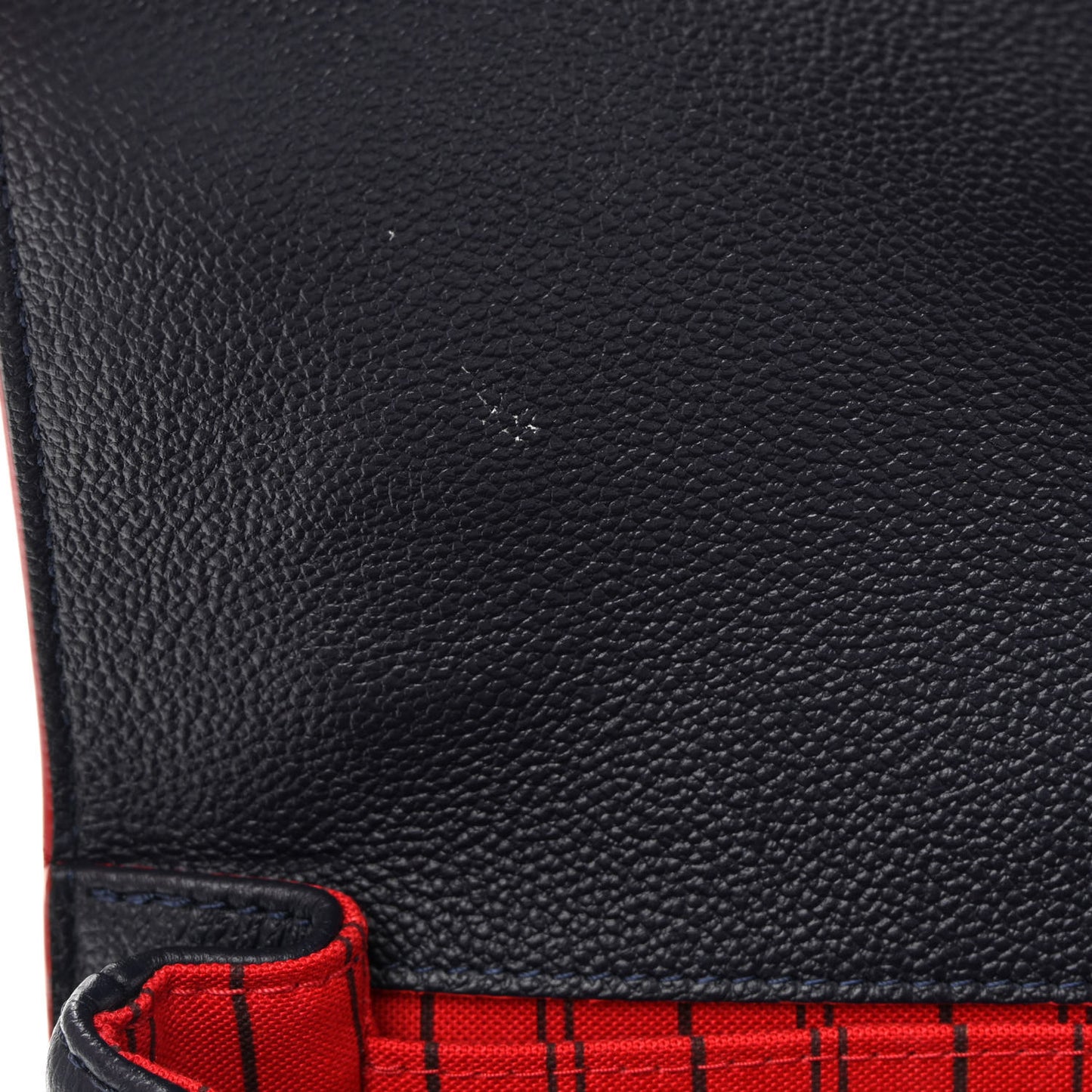 Empreinte Pochette Metis Marine Rouge