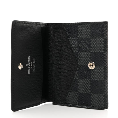 Louis Vuitton LOUIS VUITTON Damier Graphite Envelope Business Card Holder 5 of 8