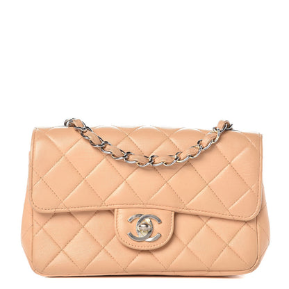 Chanel Lambskin Quilted Extra Mini Flap Beige 1 of 7