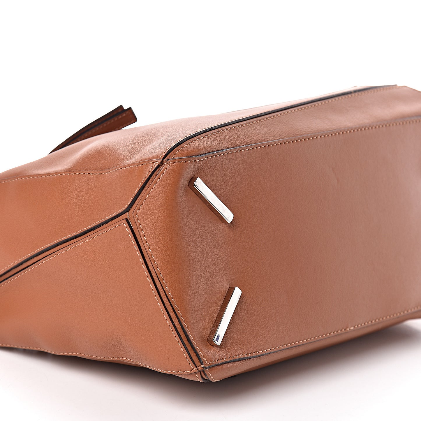 Calfskin Medium Puzzle Bag Tan