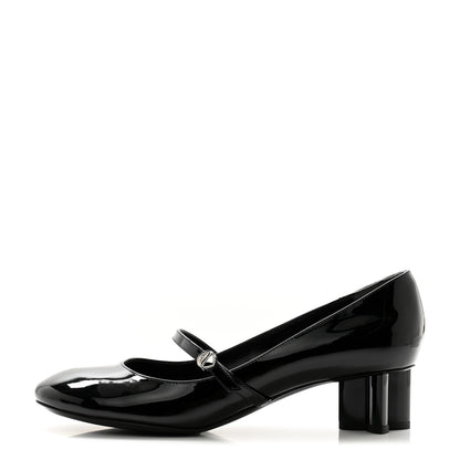 Louis Vuitton Patent Uniformes Silhouette 40mm Pumps 39.5 Black 1 of 10