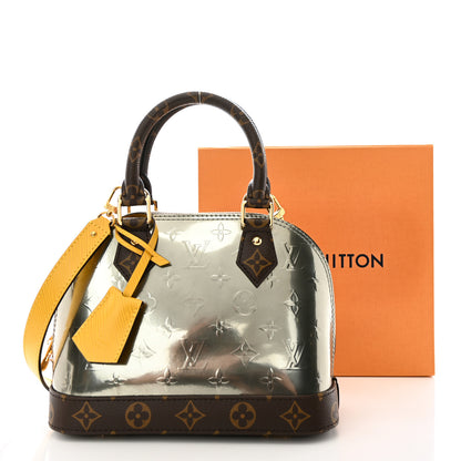Louis Vuitton Vernis Epi Monogram Alma BB Bitume Metallise 10 of 10