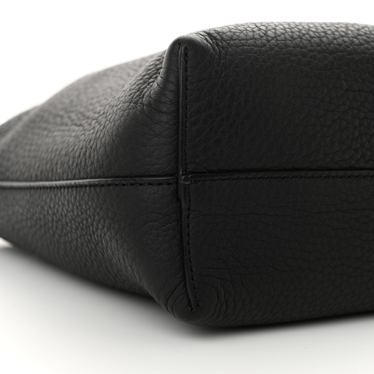 Grained Calfskin Small Park Tote Black