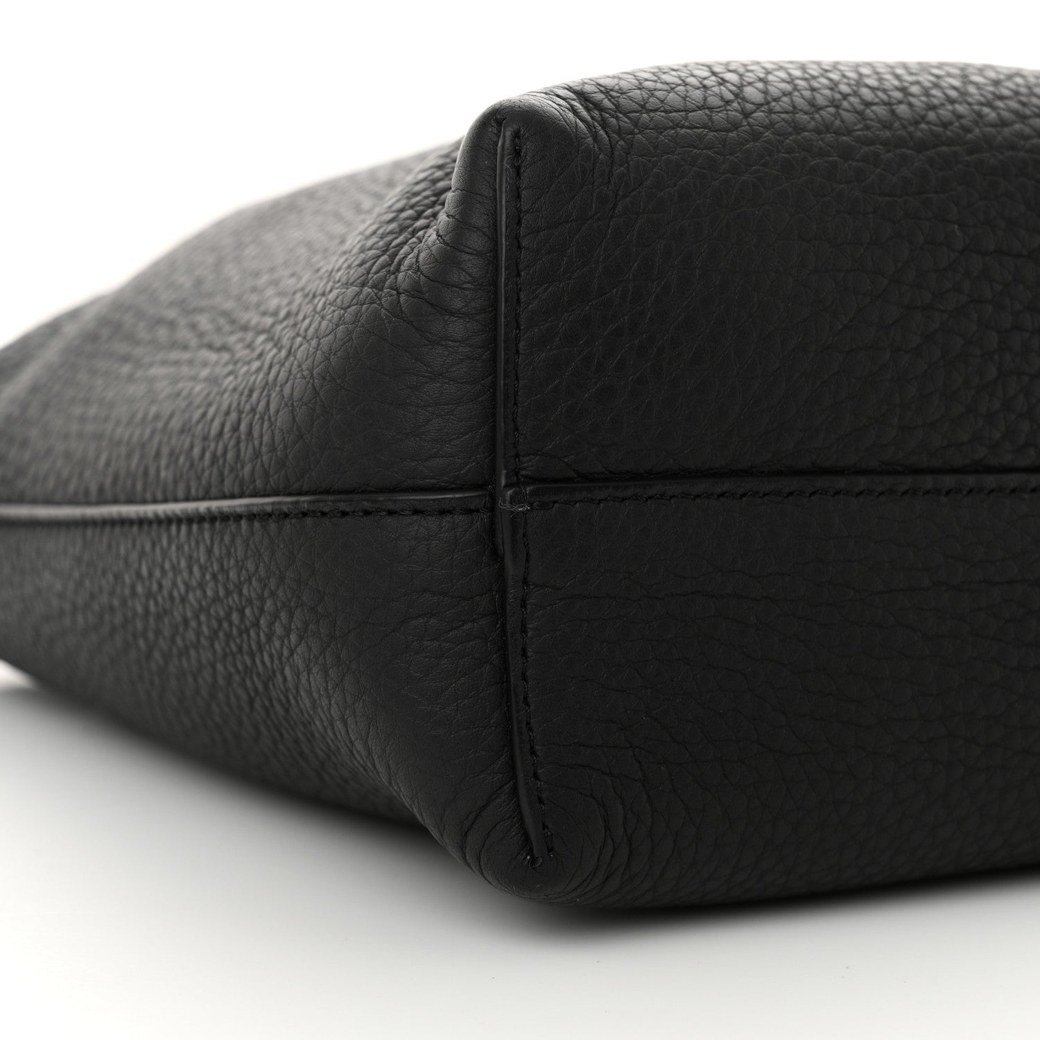 The Row Grained Calfskin Small Park Tote Black 9 of 10