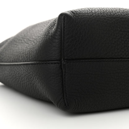 The Row Grained Calfskin Small Park Tote Black 9 of 10