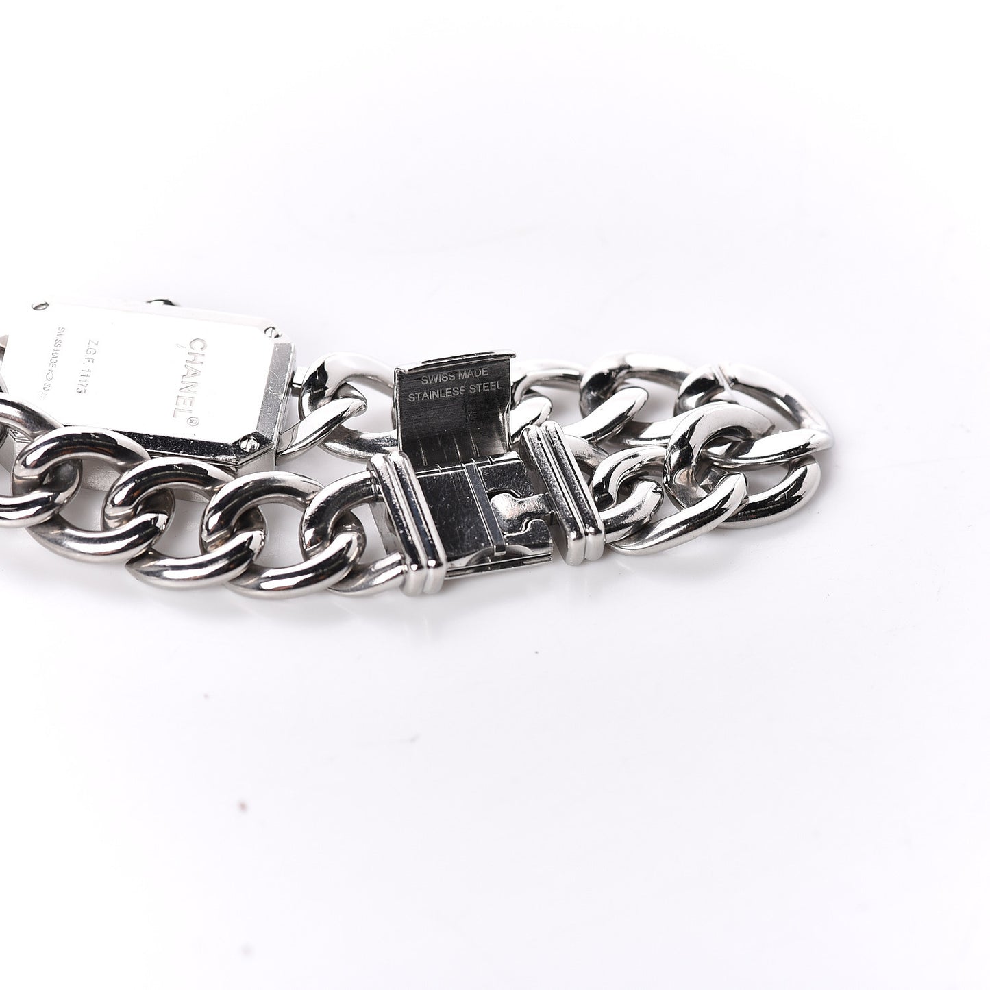 Stainless Steel Mother of Pearl 20mm Chain Premiere Quartz Watch M