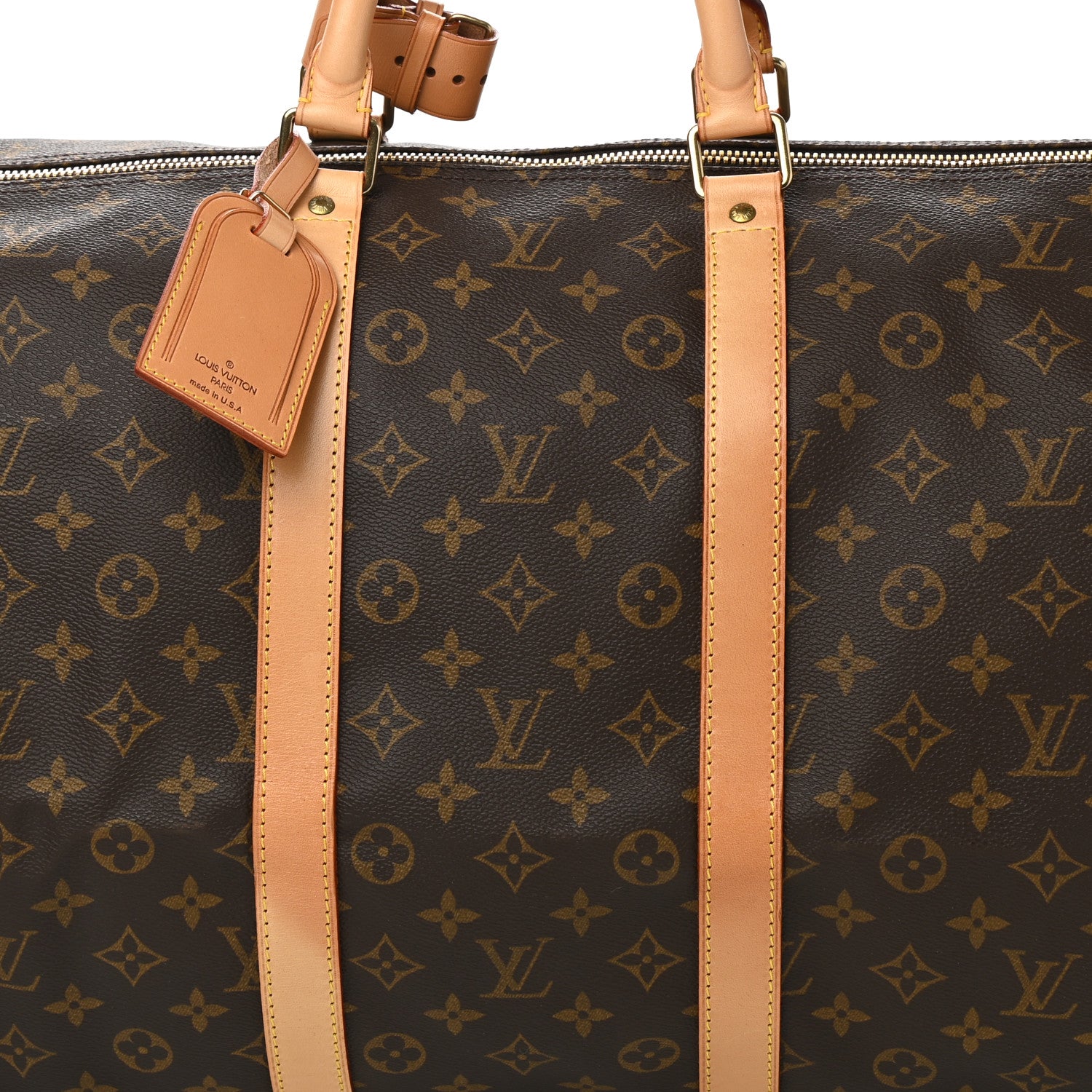 Louis Vuitton Monogram Keepall Bandouliere 55 8 of 10