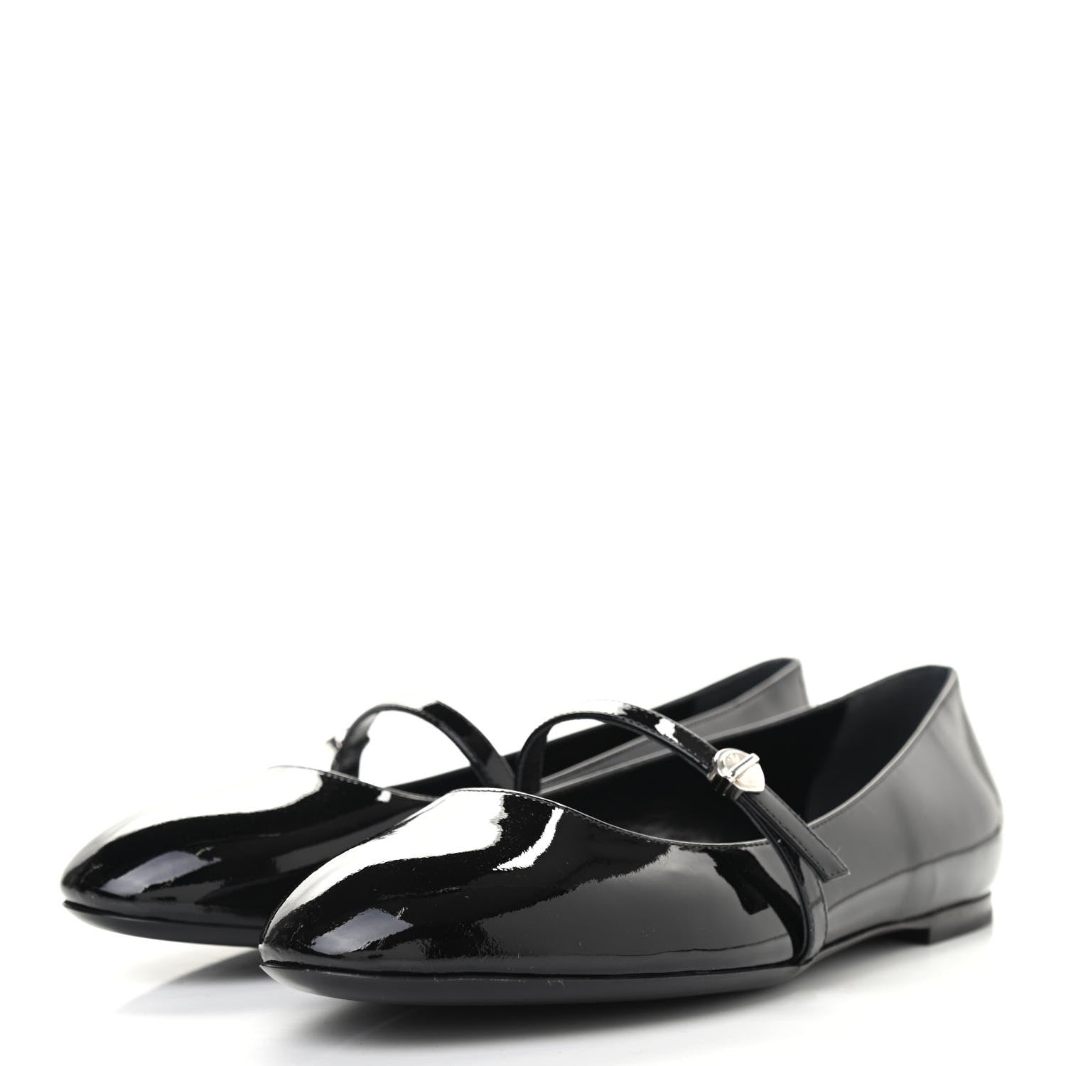 Louis Vuitton Patent Uniformes Ballet Flats 37.5 Black 3 of 8