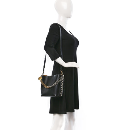 Stella McCartney Eco Alter Nappa Frayme Bucket Bag Black 2 of 9