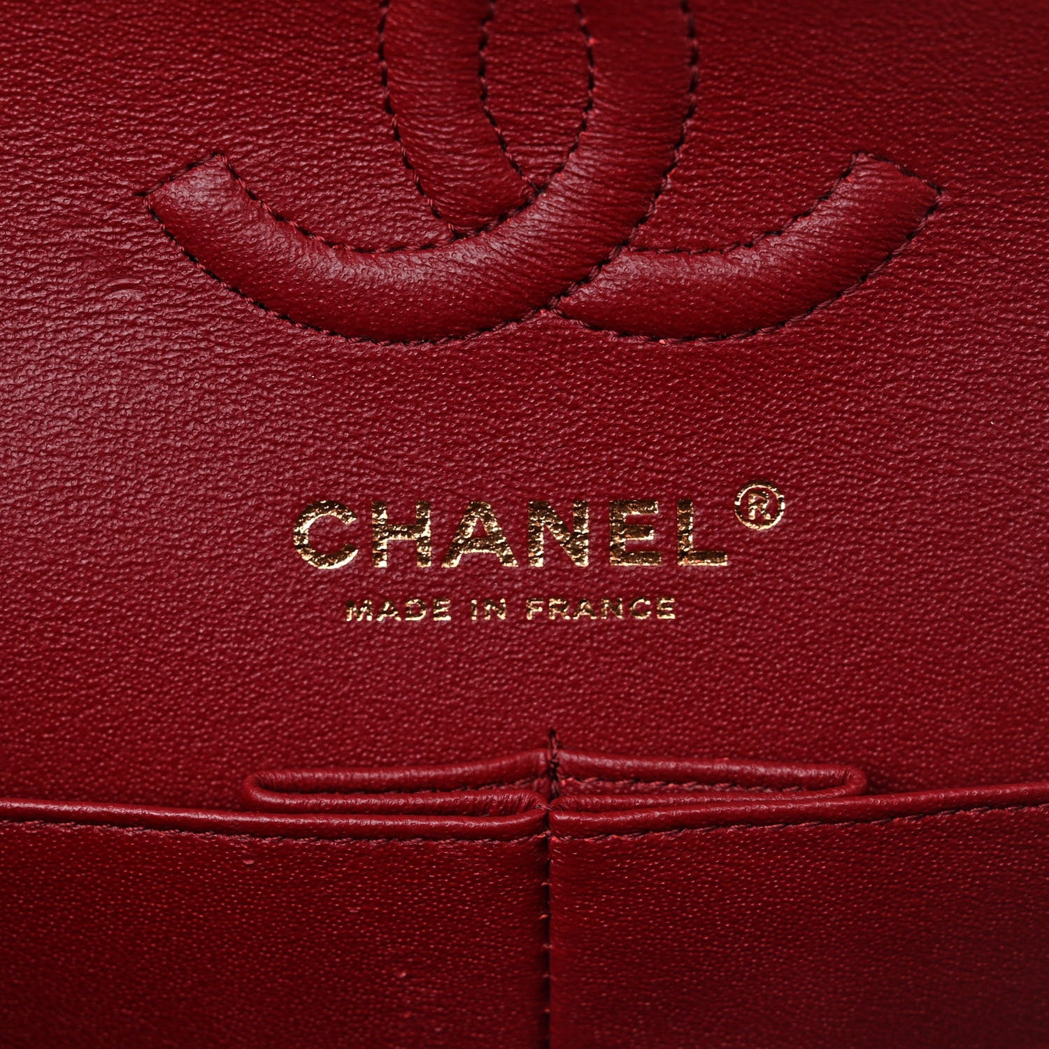 Chanel Caviar Quilted Small Double Flap Burgundy 6 of 11