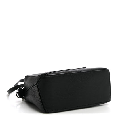 Loewe Calfskin Mini Puzzle Edge Bag Black 4 of 10
