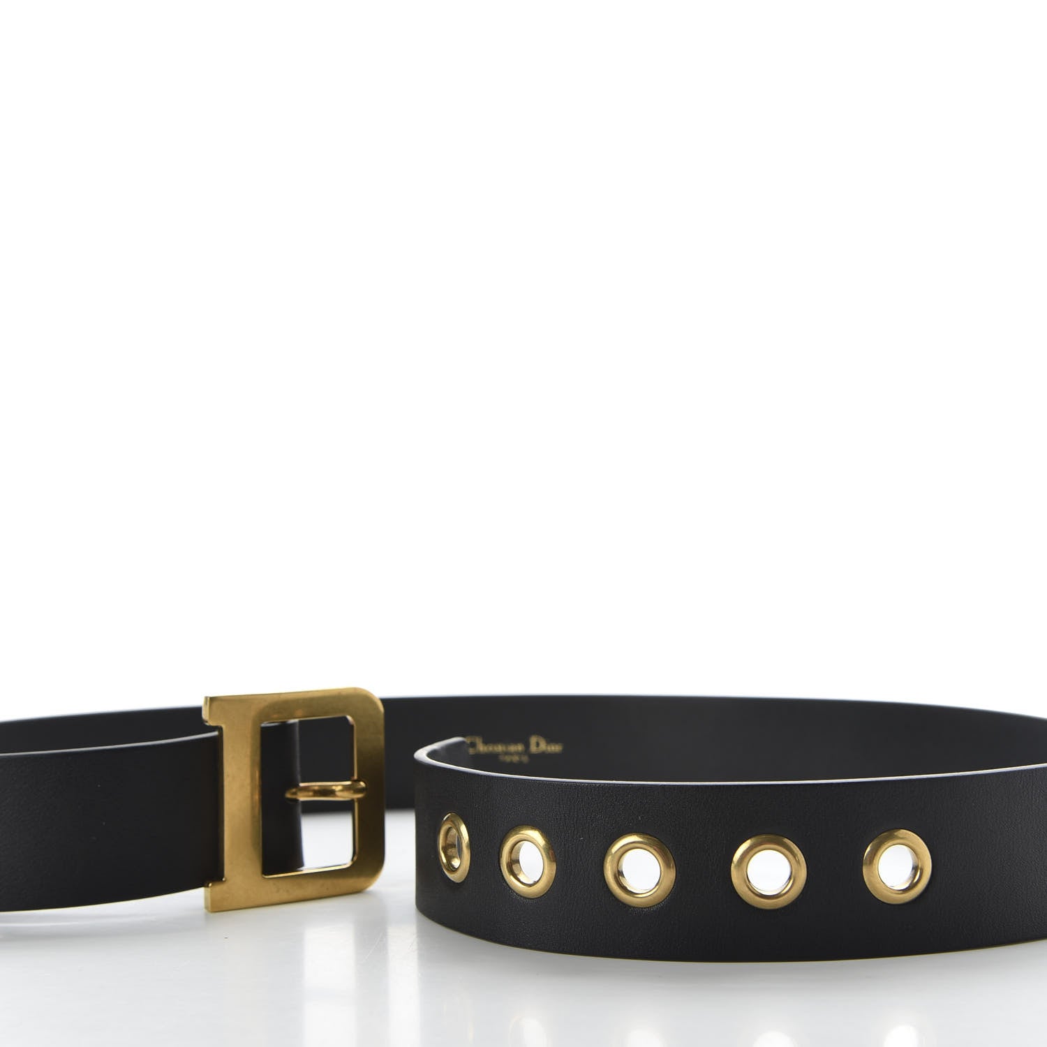 Christian Dior Calfskin Diorquake Belt 75 Black 5 of 5