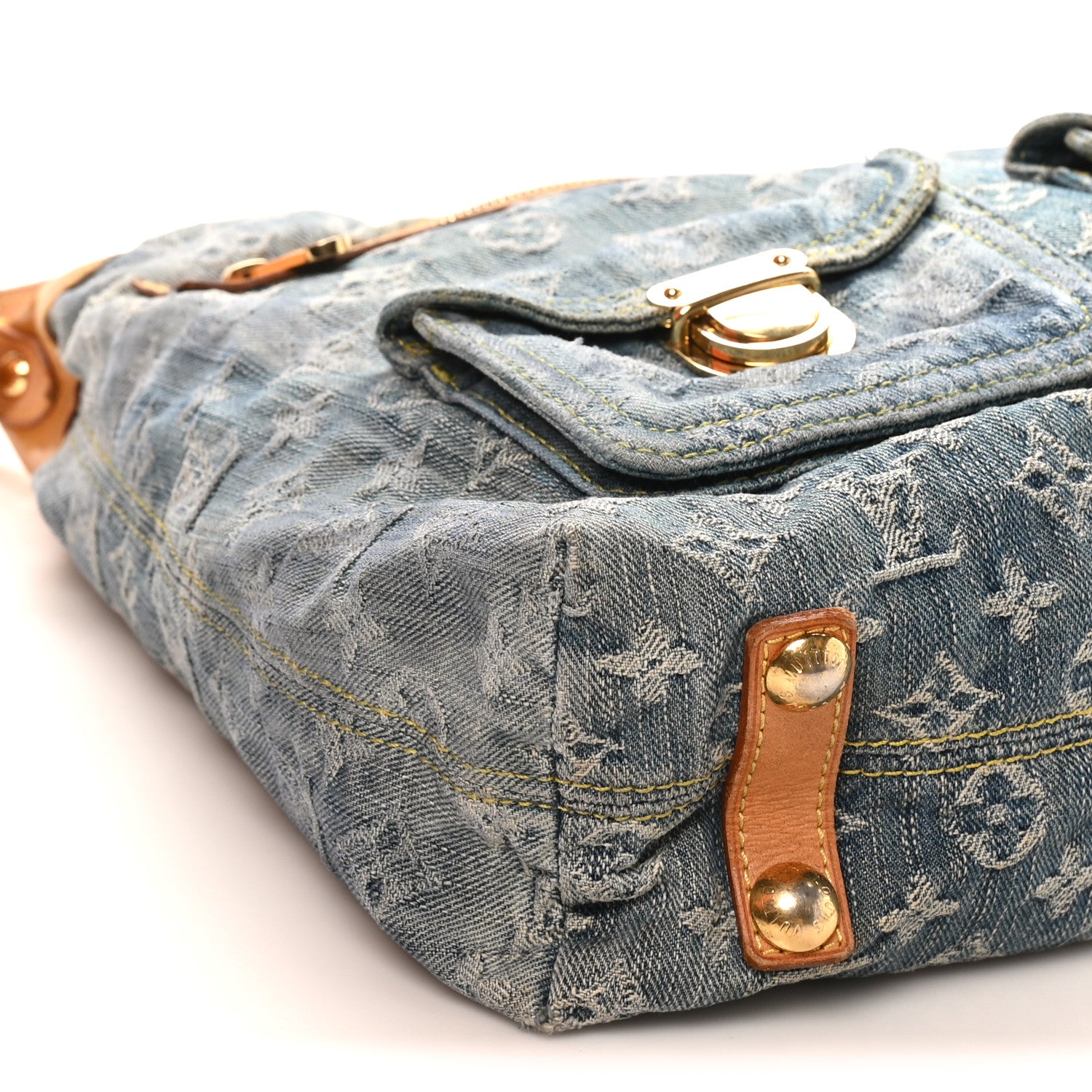 Louis Vuitton Denim Baggy GM Blue 8 of 9