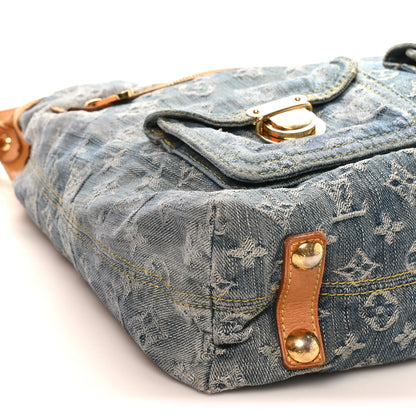 Louis Vuitton Denim Baggy GM Blue 8 of 9