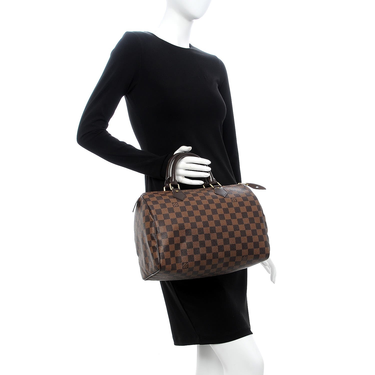 Louis Vuitton Damier Ebene Speedy 30 2 of 7