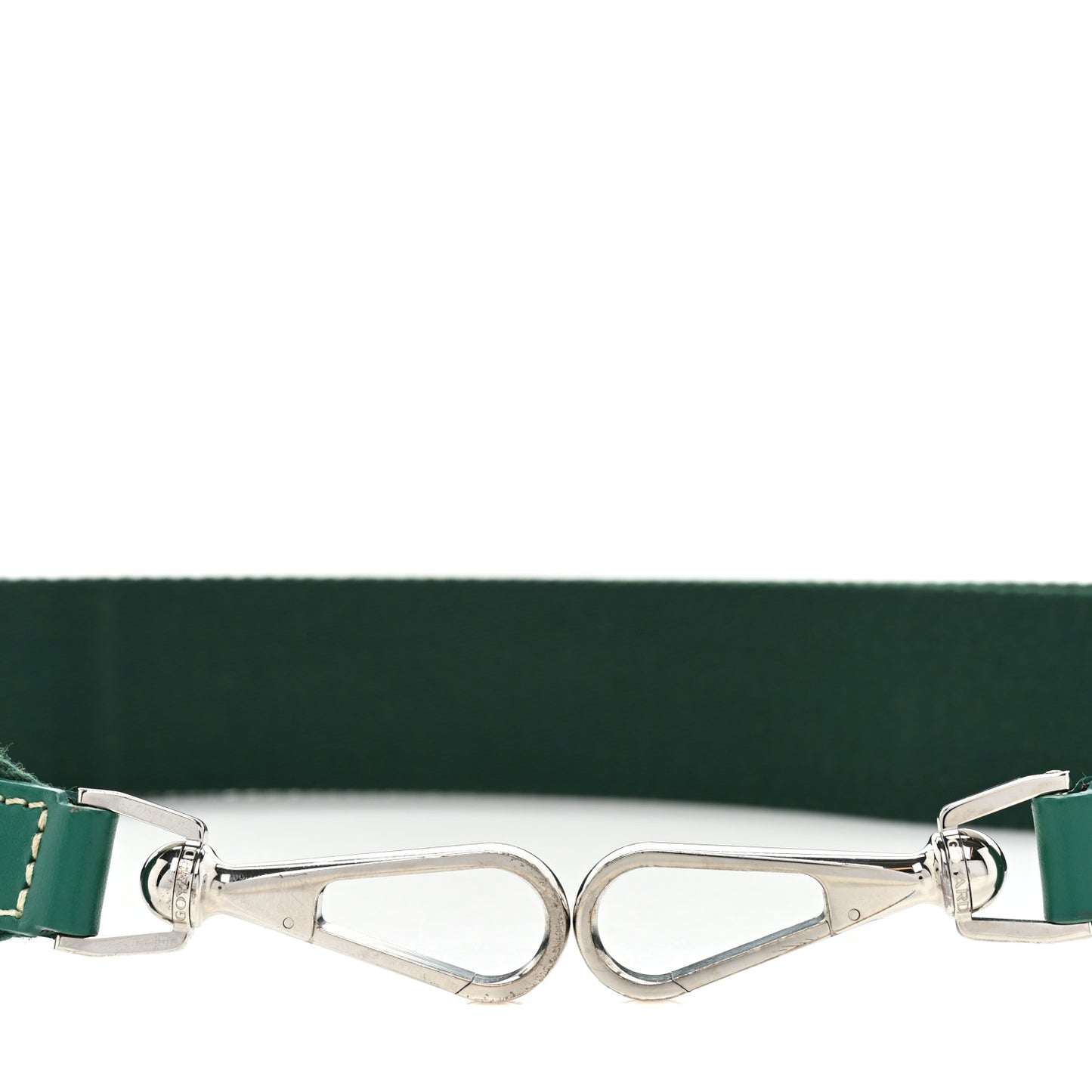 Canvas Calfskin Adjustable Shoulder Strap Green