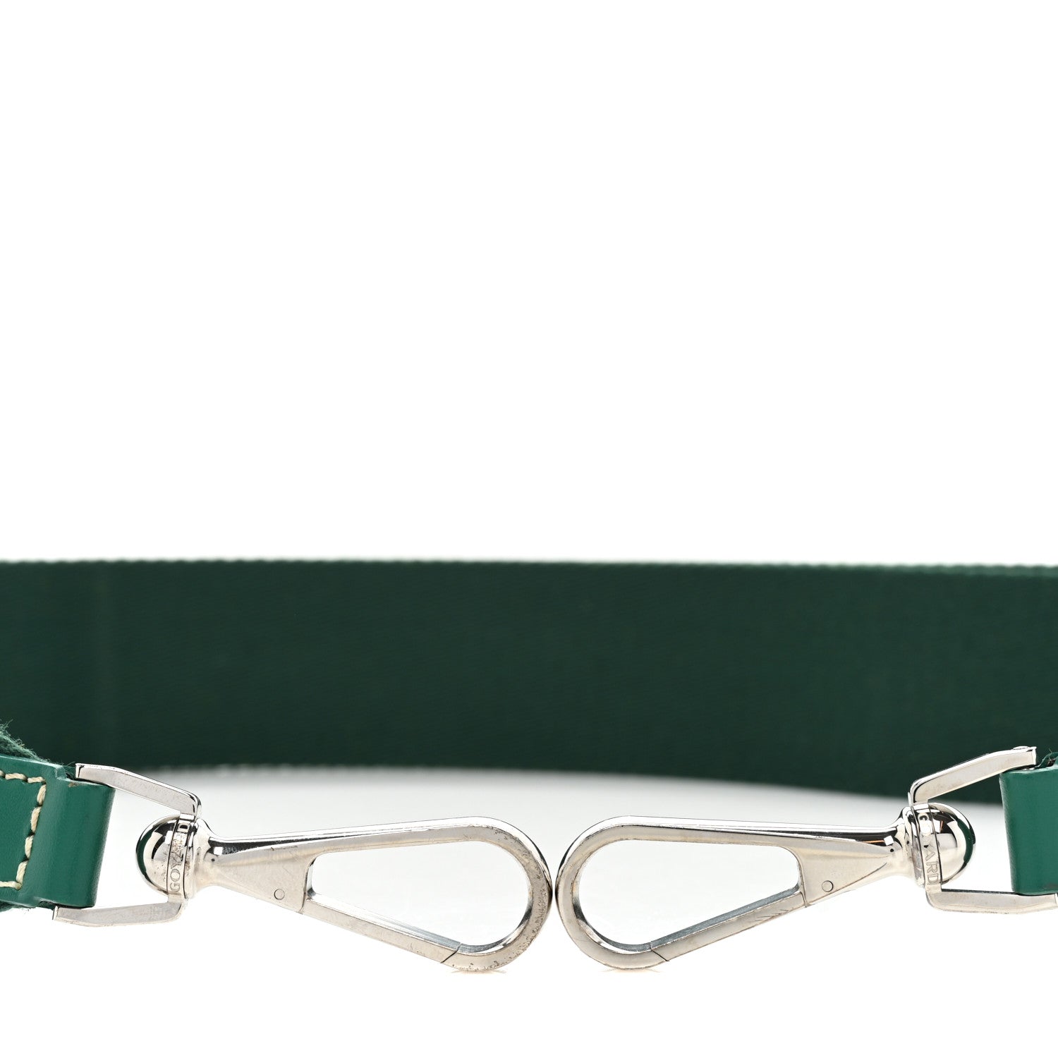 Goyard Canvas Calfskin Adjustable Shoulder Strap Green 3 of 6