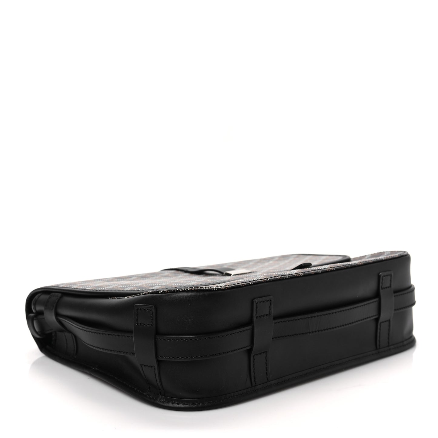 Goyardine Belvedere II MM Messenger Bag Black