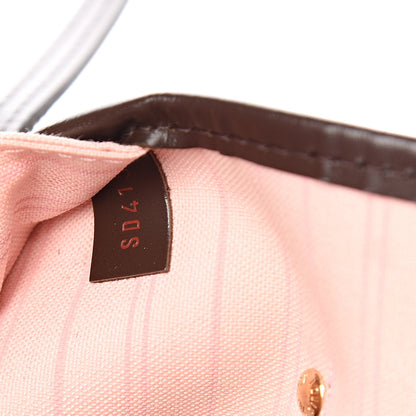 Louis Vuitton Damier Ebene Neo Neverfull MM Rose Ballerine 10 of 15