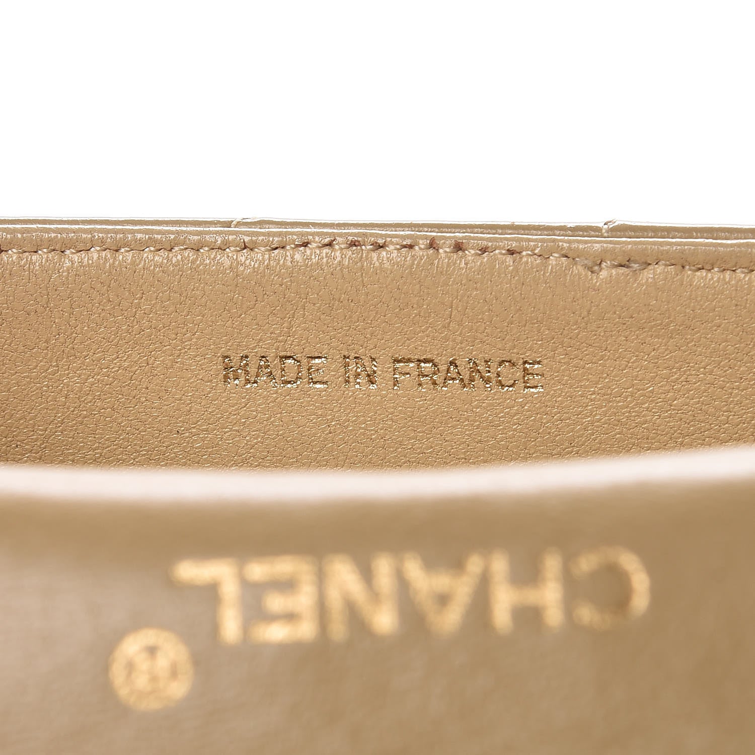 Chanel Lambskin Quilted Small Single Flap Beige 7 of 10