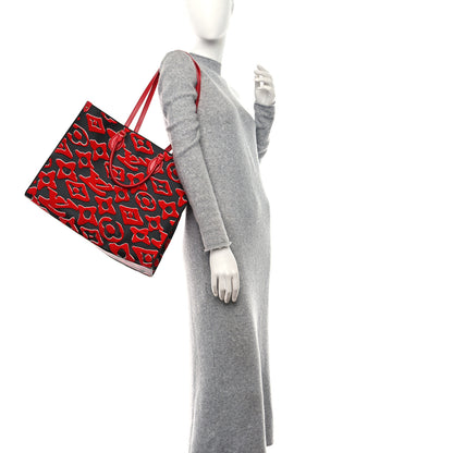 Louis Vuitton X UF Tufted Monogram Onthego GM Black Red 2 of 8