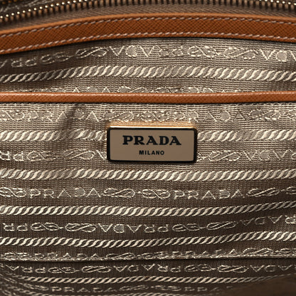 Prada Saffiano Lux Extra Large Galleria Double Zip Tote Caramel 6 of 16