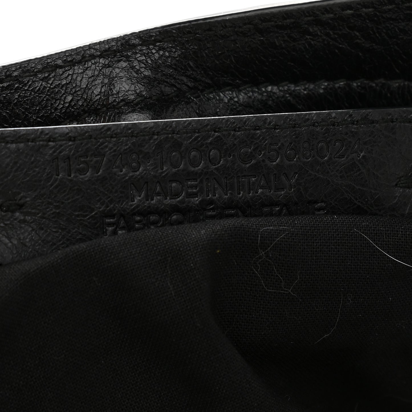 Agneau Classic Silver Hardware City Black