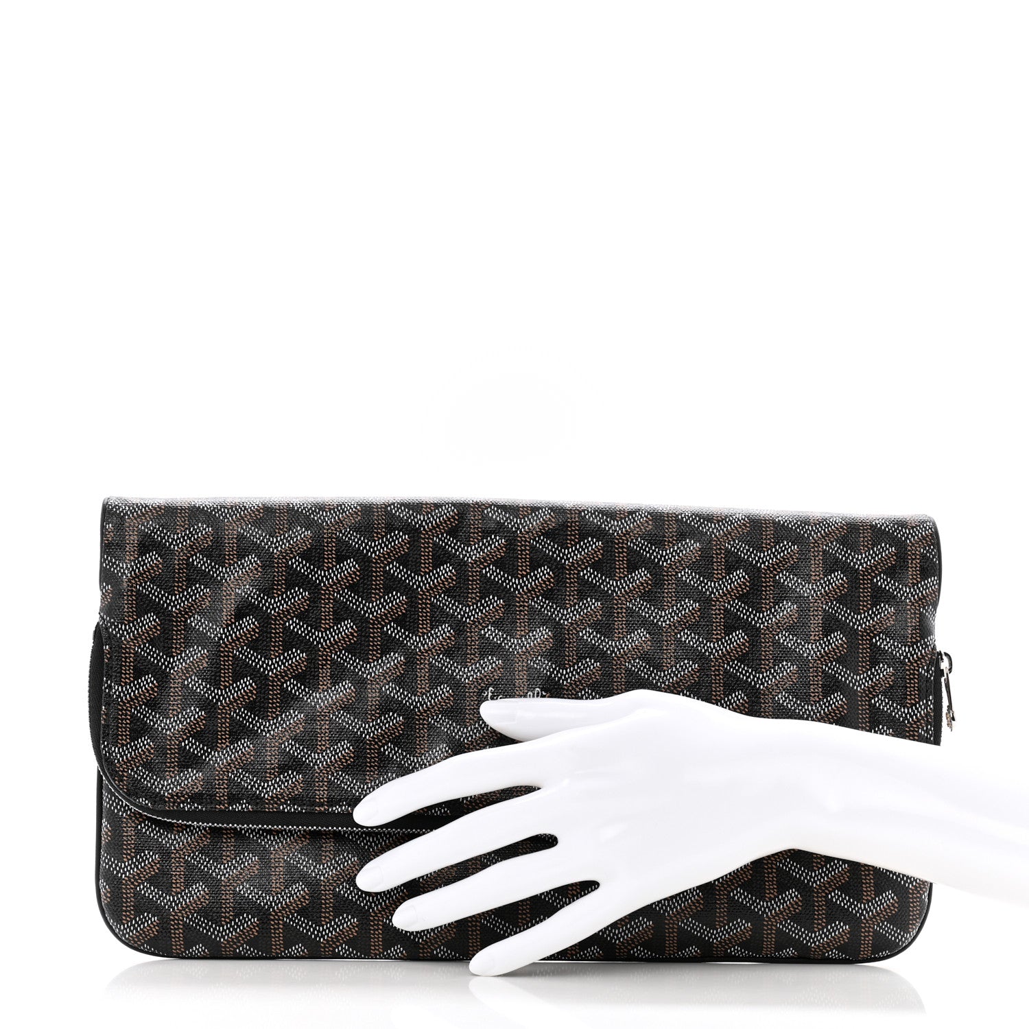 Goyard Goyardine Sainte Marie Soft Clutch Black 2 of 8