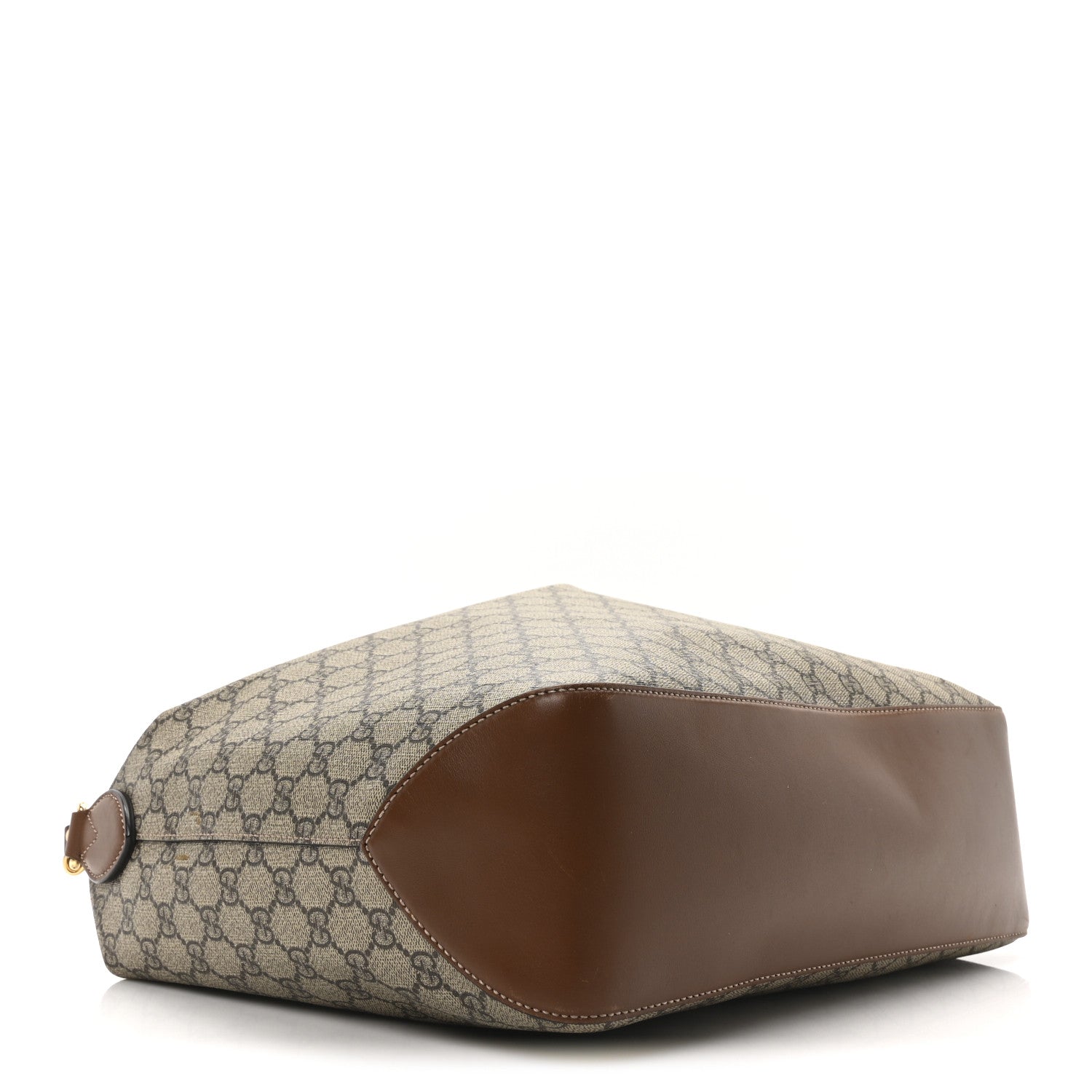 Gucci GG Supreme Monogram Large Linea A Hobo Light Brown 4 of 10