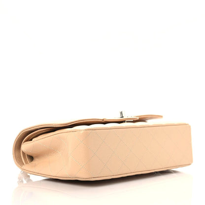 Chanel Caviar Quilted Medium Double Flap Beige 4 of 11