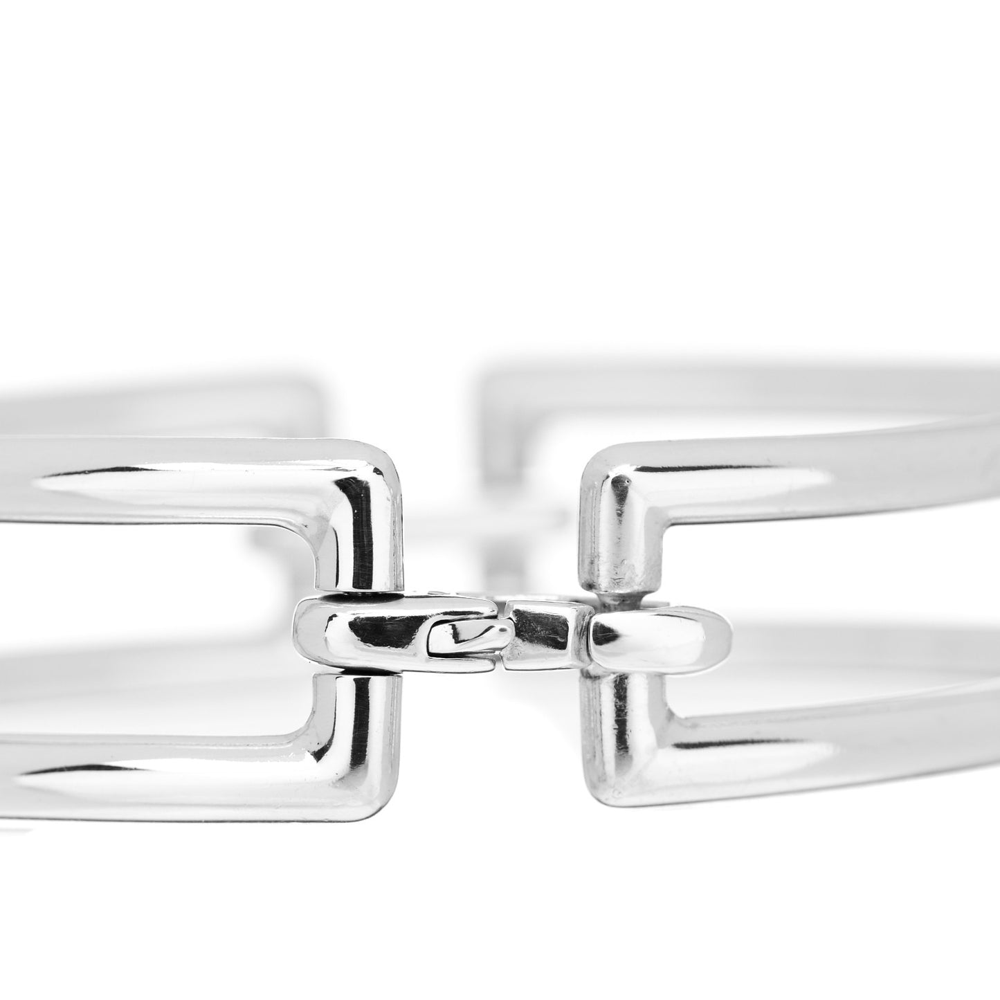 Sterling Silver Rectangle Link Bracelet