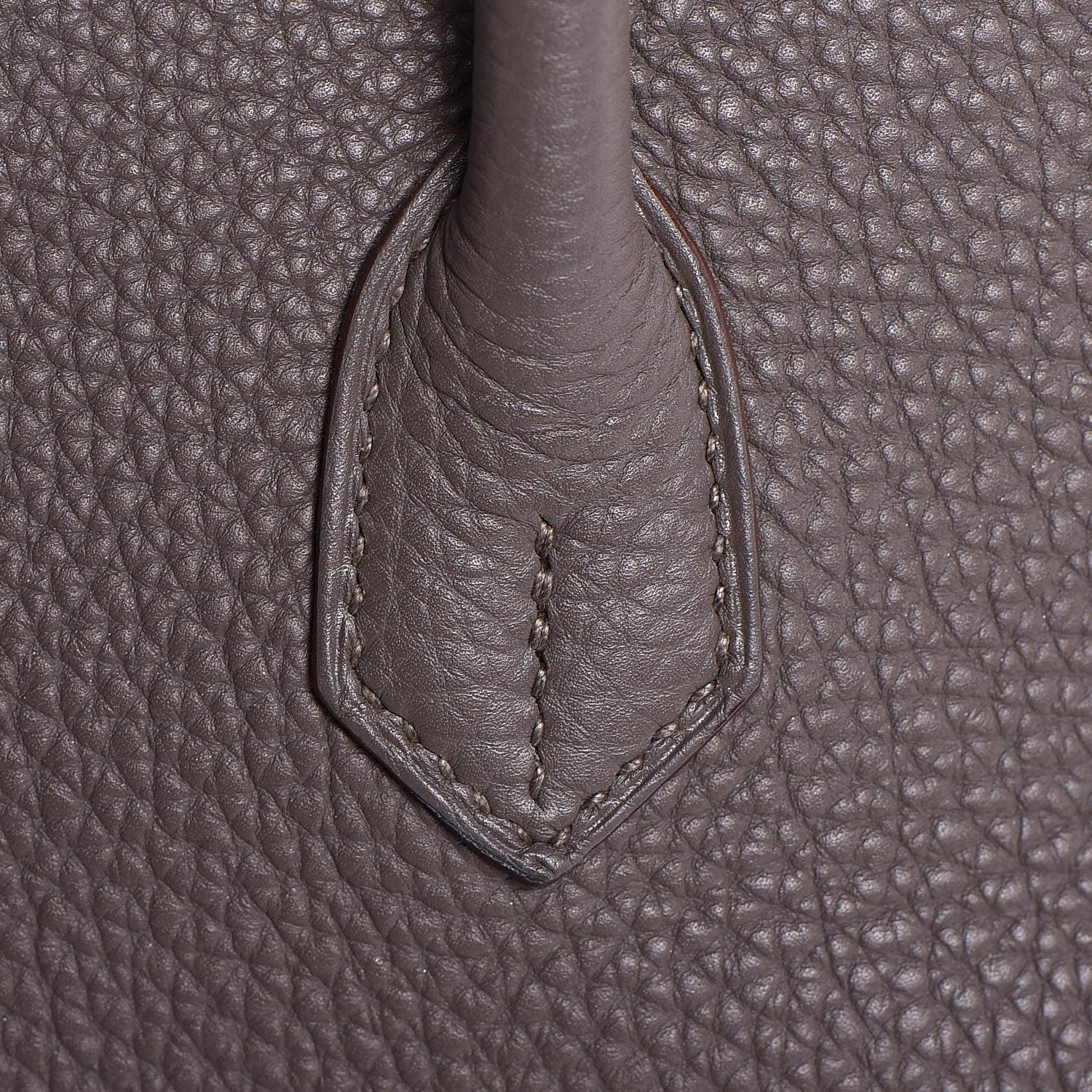 Hermes Togo Horeshoe Birkin 35 Etain Gris Perle 31 of 37