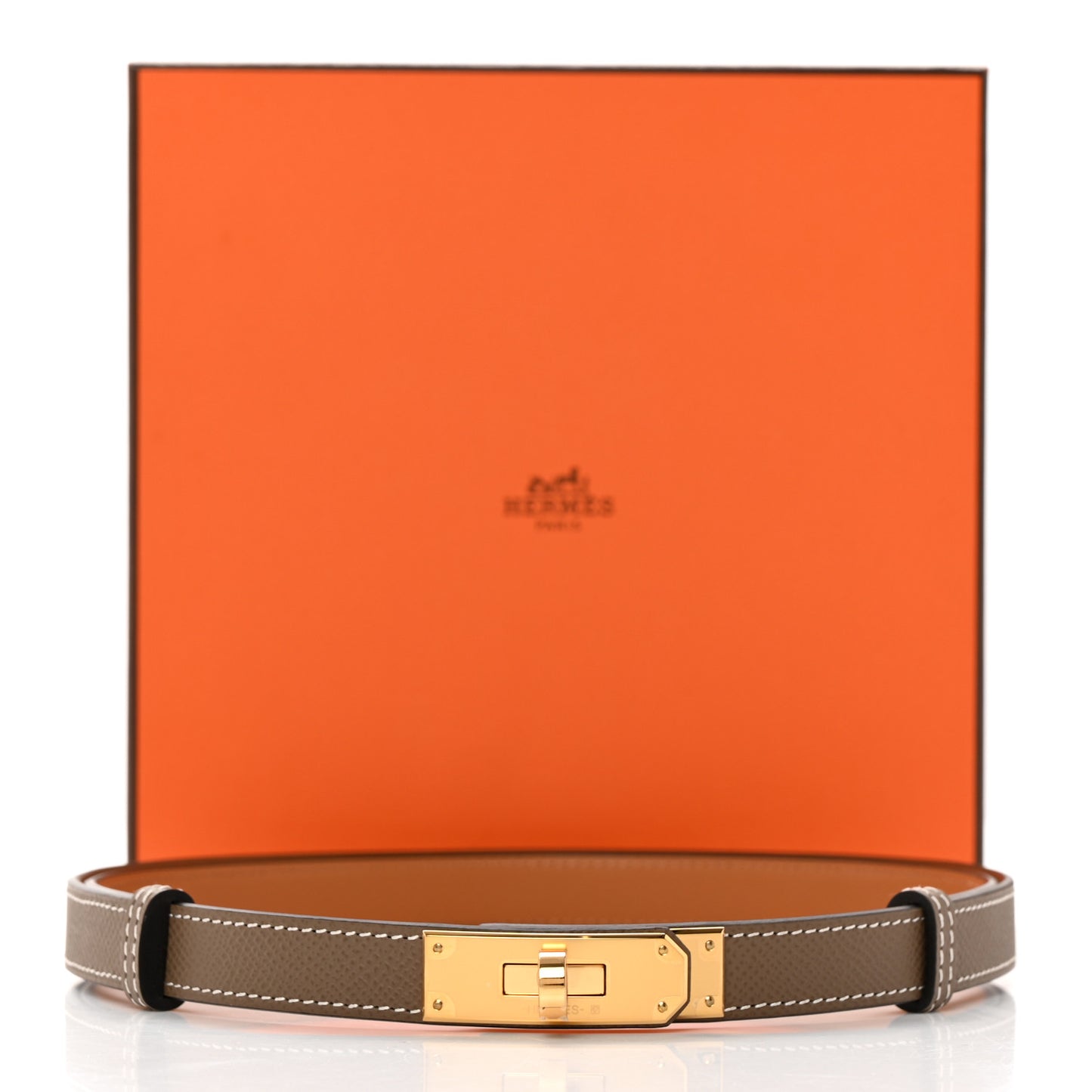 Epsom Kelly Belt Etoupe