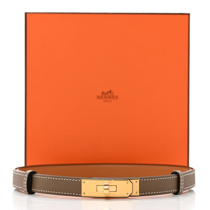 Hermes Epsom Kelly Belt Etoupe 5 of 5
