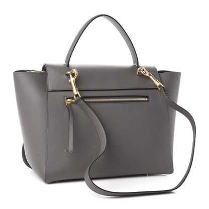 Celine Grained Calfskin Mini Belt Bag Grey 3 of 10