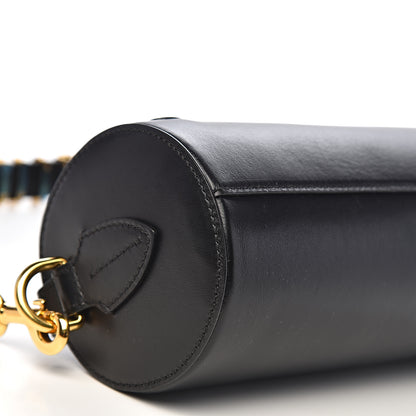 Burberry Calfskin Kingdom The Barrel Bag Black 7 of 10