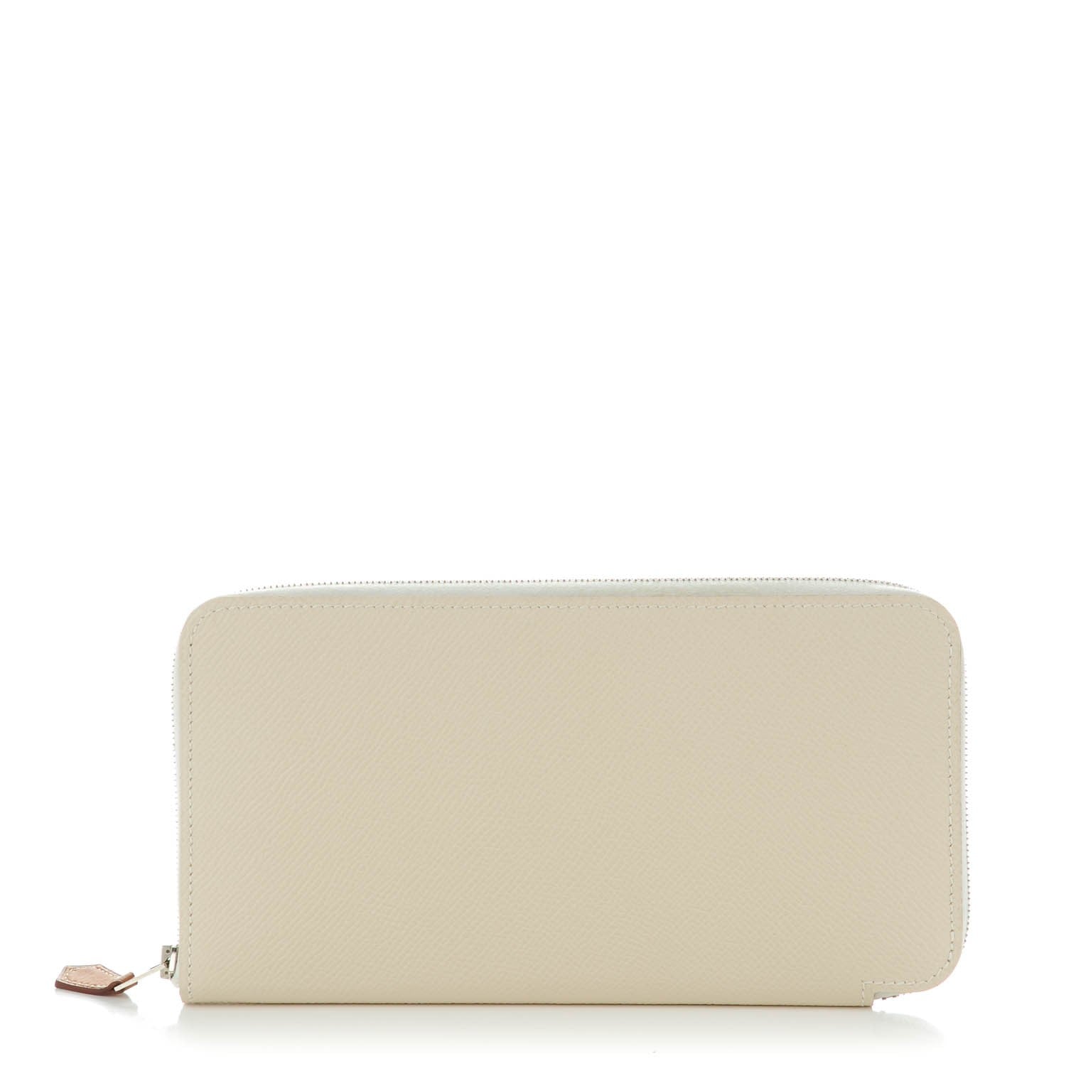 Hermes Epsom Silk'In Wallet Craie 1 of 8