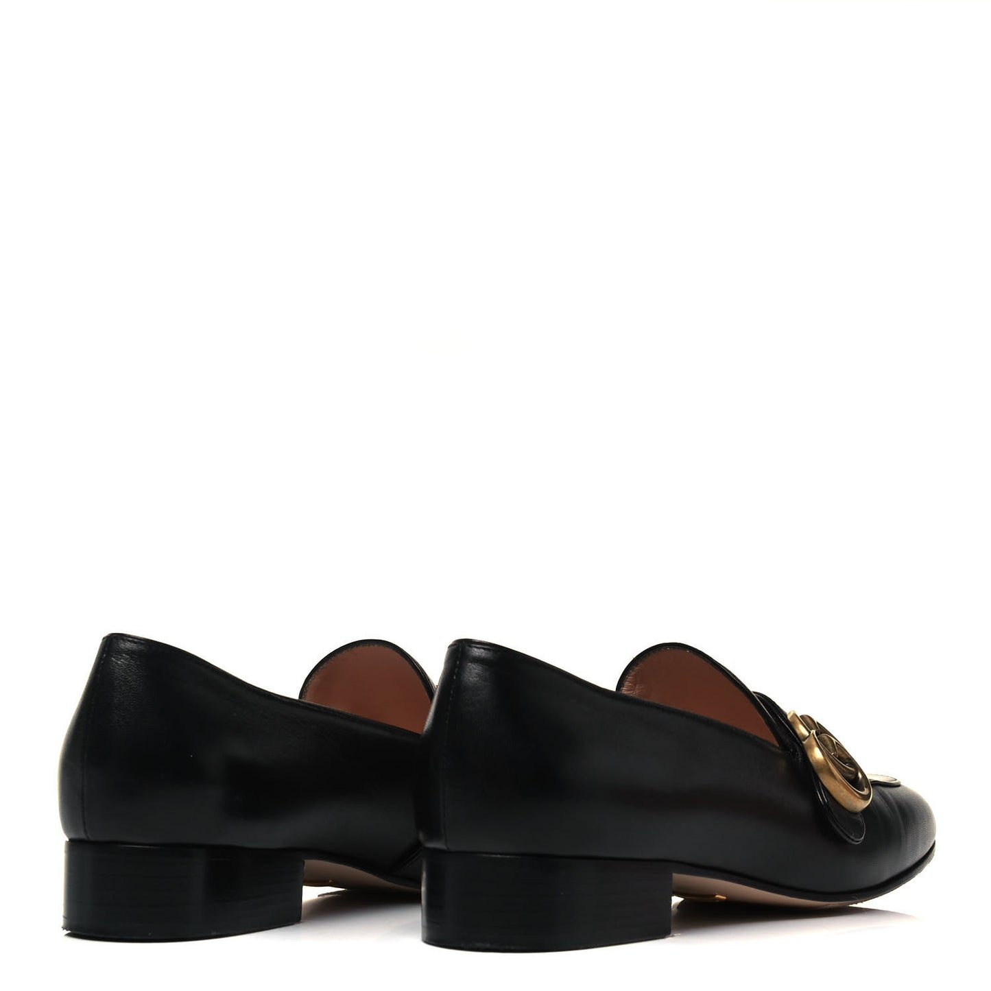 Malaga Kid Womens GG Marmont Loafers 36.5 Black