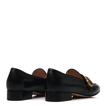 Gucci Malaga Kid Womens GG Marmont Loafers 36.5 Black 4 of 7