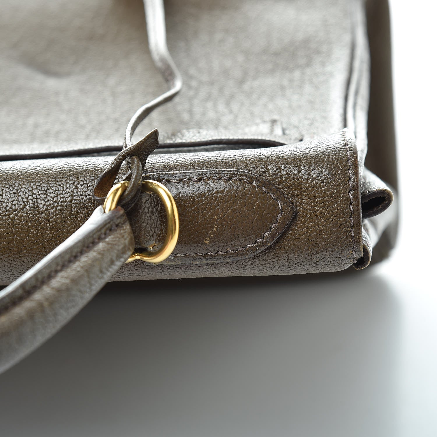 Hermes Chevre De Coromandel Kelly Retourne 32 Vert Bronze 9 of 50