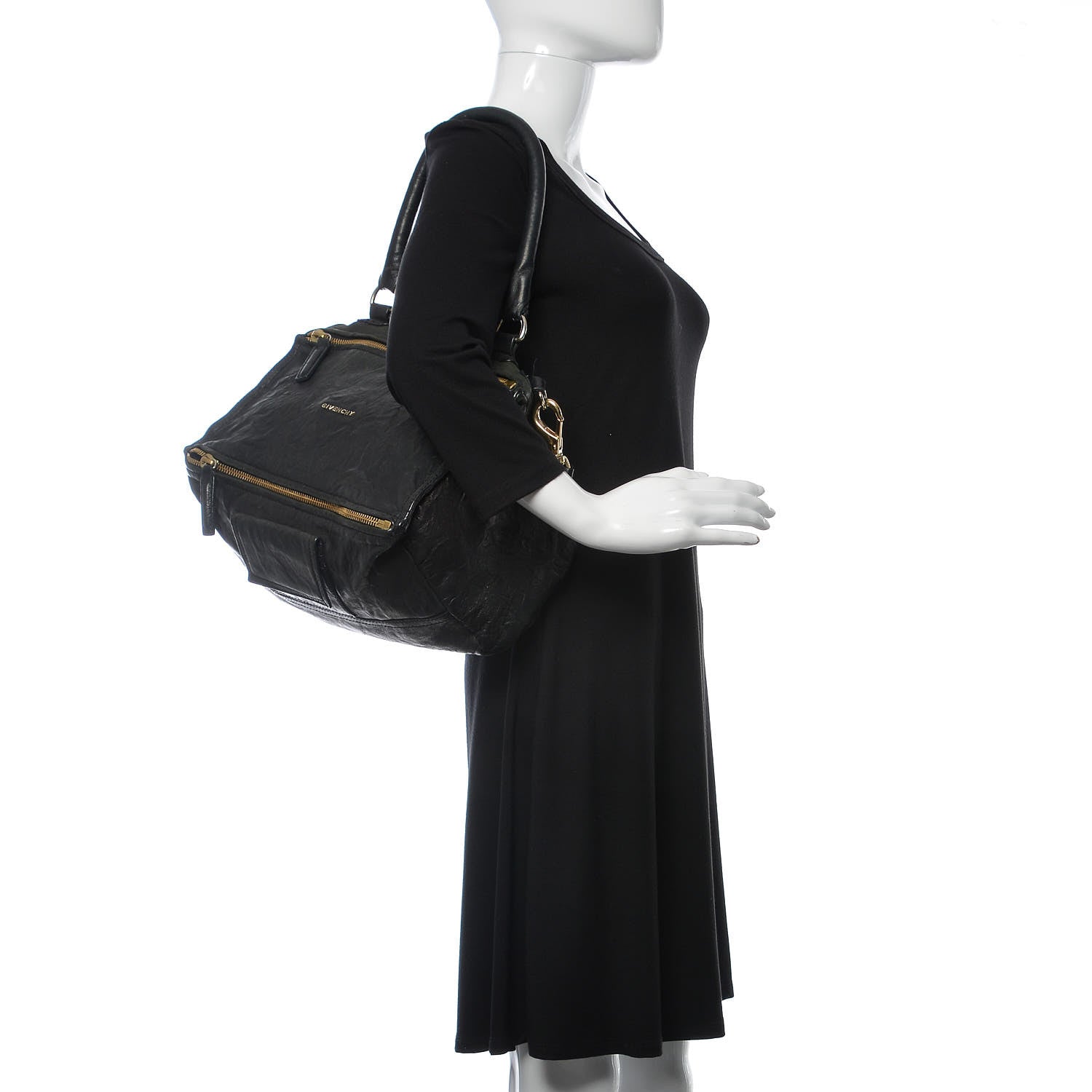 Givenchy Tumbled Sheepskin Medium Pandora Black 3 of 28