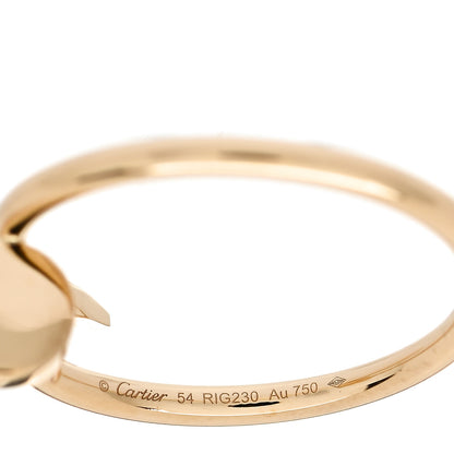 Cartier 18K Yellow Gold Small Juste Un Clou Ring 54 6.75 4 of 5