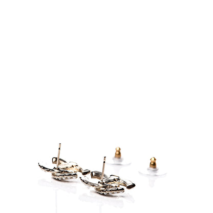 Chanel Pearl Queen of France CC Earrings Gold 4 of 5