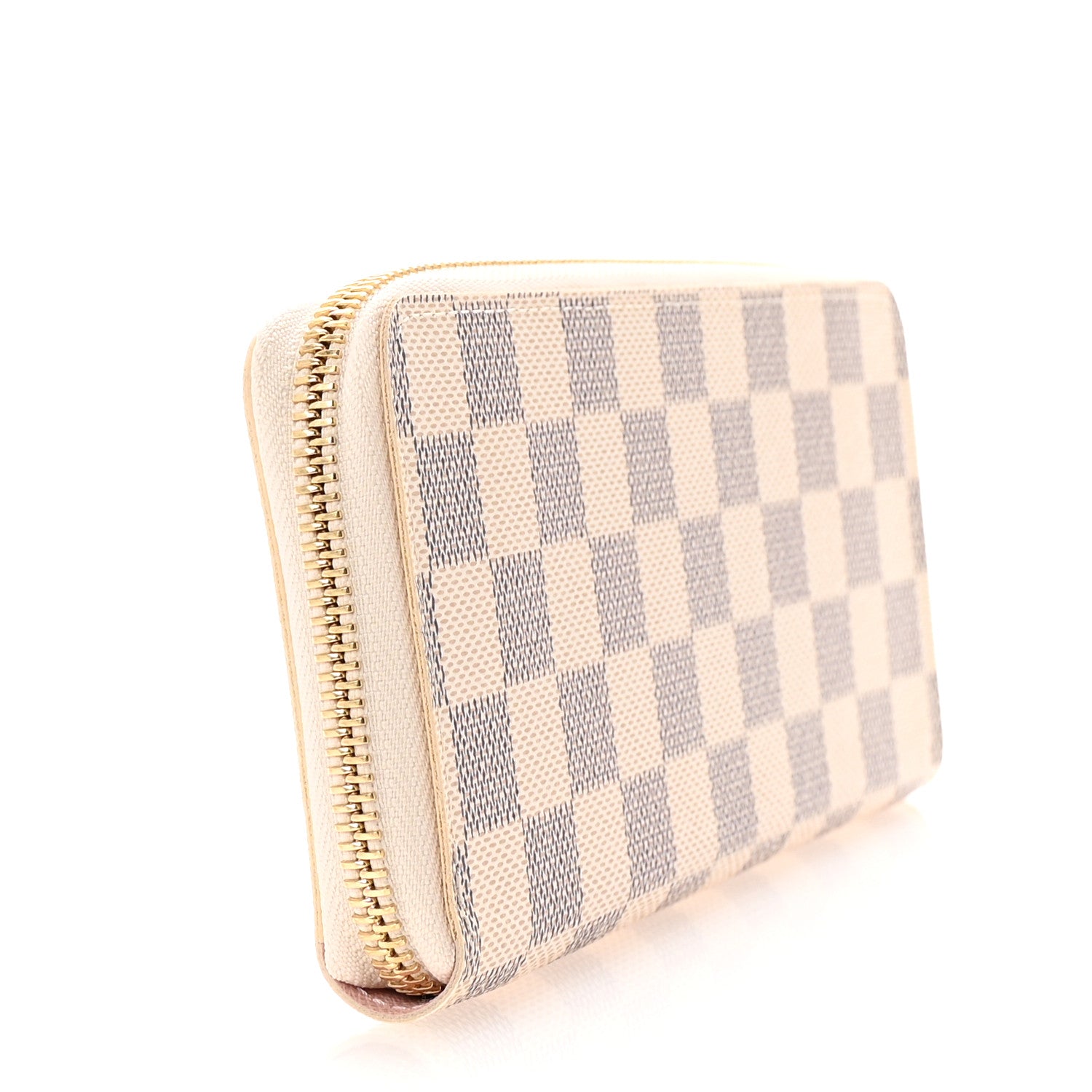 Louis Vuitton Damier Azur Clemence Wallet Rose Ballerine 3 of 6