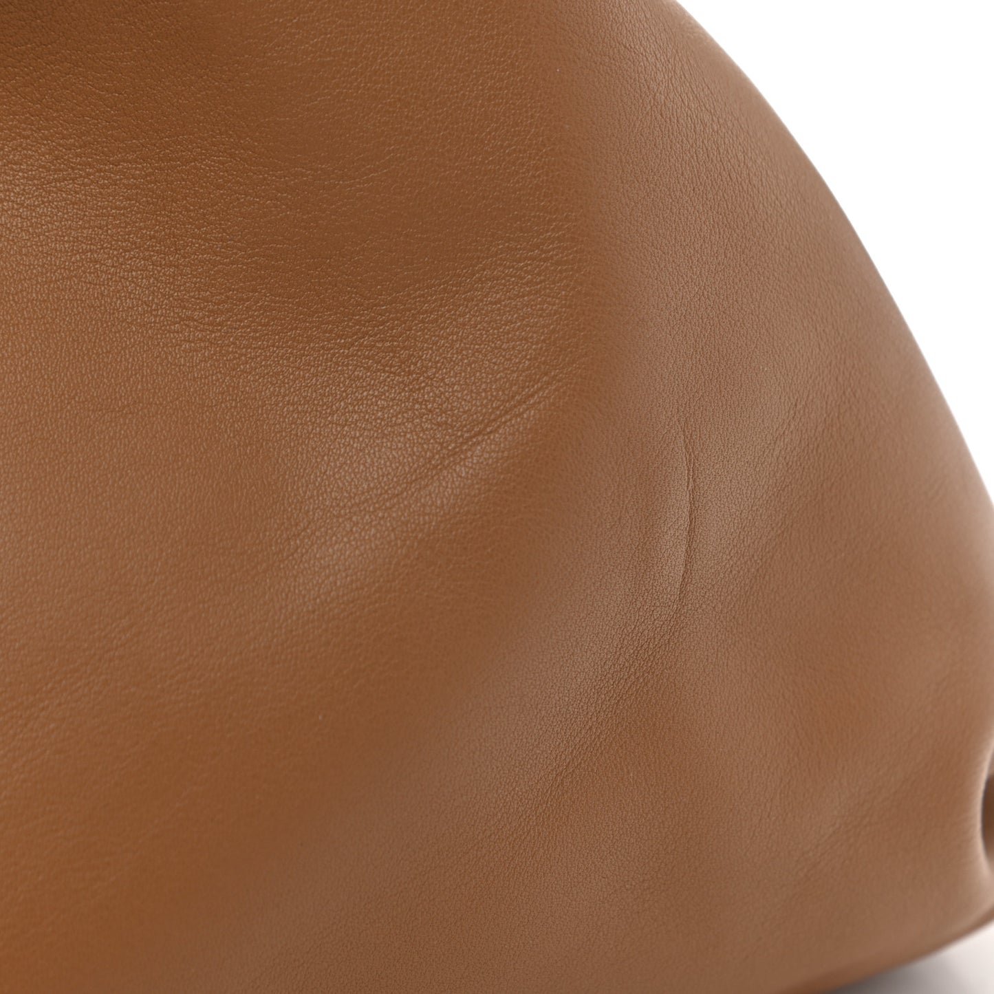 Smooth Butter Calf The Pouch Oversized Clutch Cammello