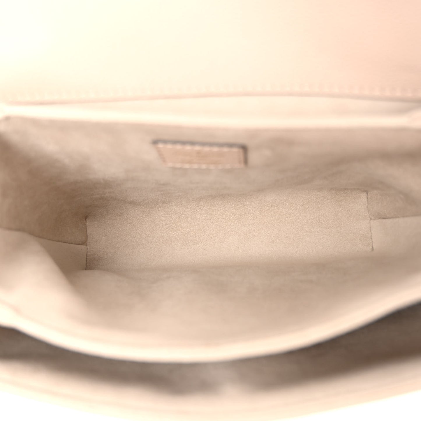 Grained Calfskin Lockme Oxford Greige
