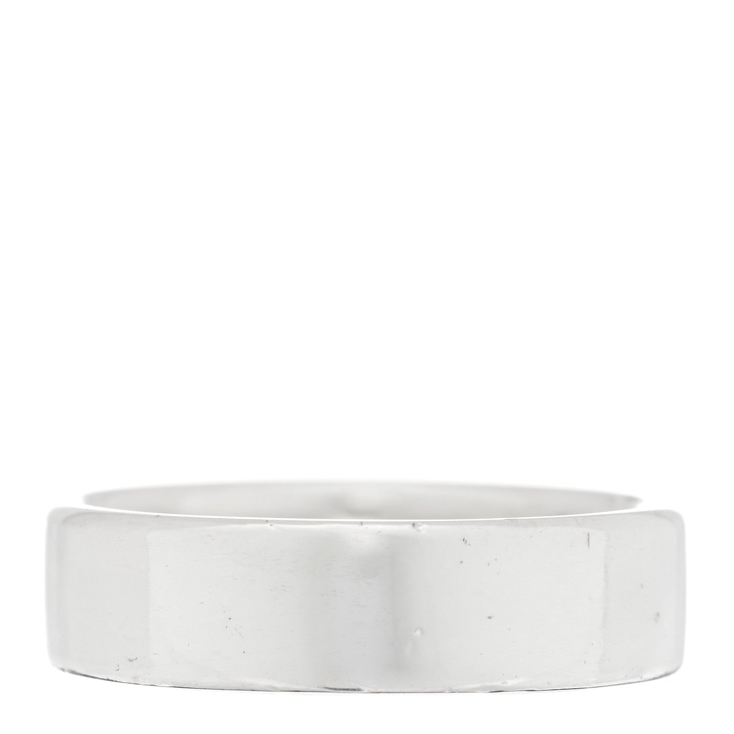 Tiffany Sterling Silver Diamond Return to Tiffany Narrow Ring 63 10.5 3 of 4