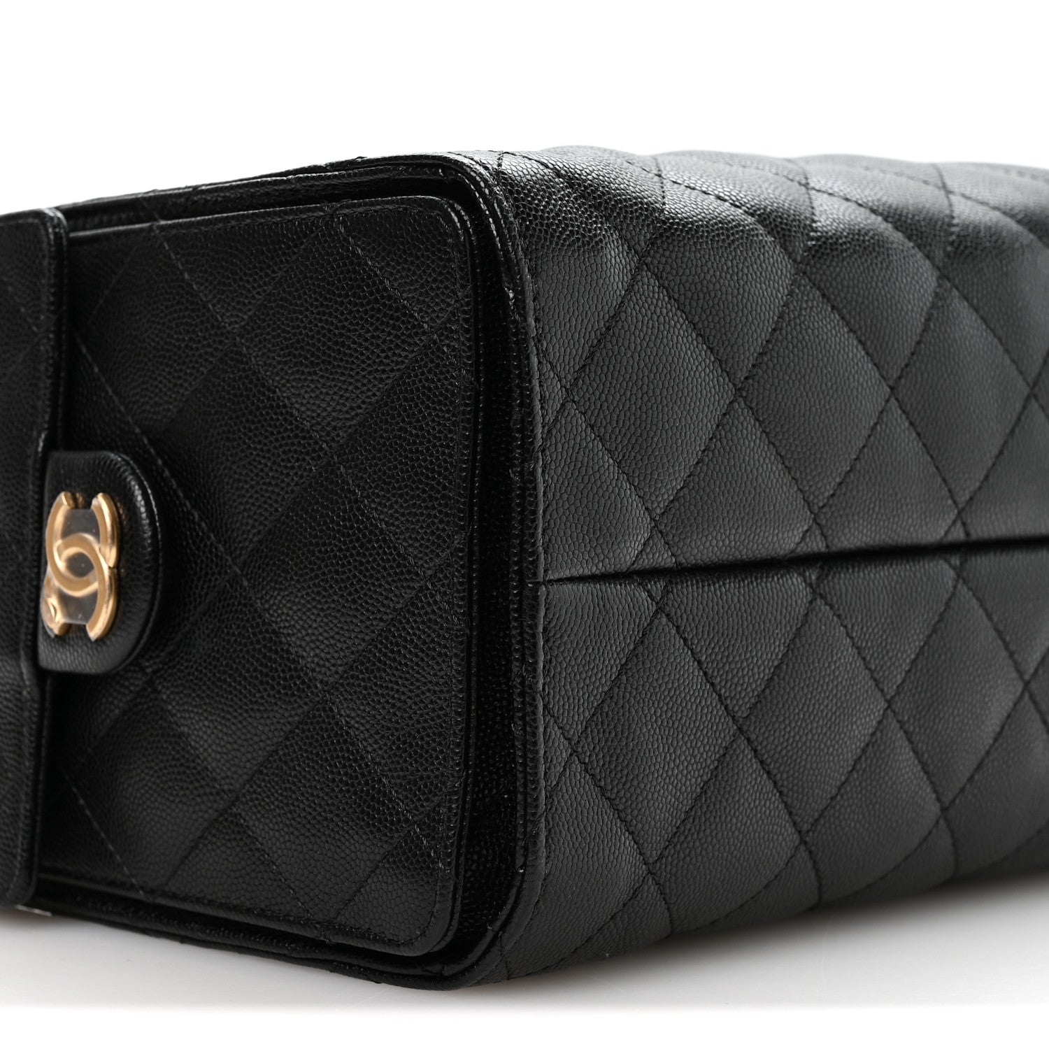Chanel Caviar Quilted Small Chanel 25 Handbag Black 9 of 10